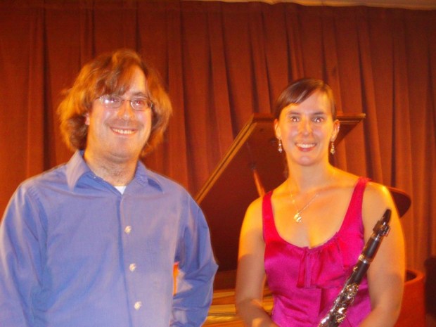 After a performance with the Brooklyn New Music Collective, The Firehouse Space, Brooklyn, NY with Maria Wagner, clarinet
